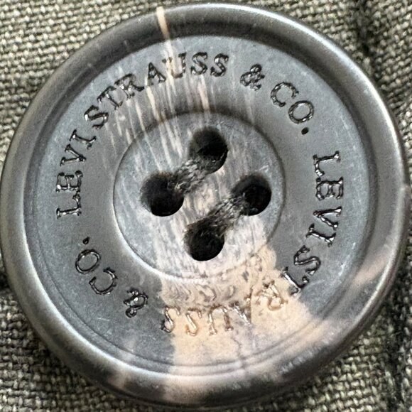 Levi's Army Green Quilted Hooded Military Utility Field Jacket - Picture 9 of 11